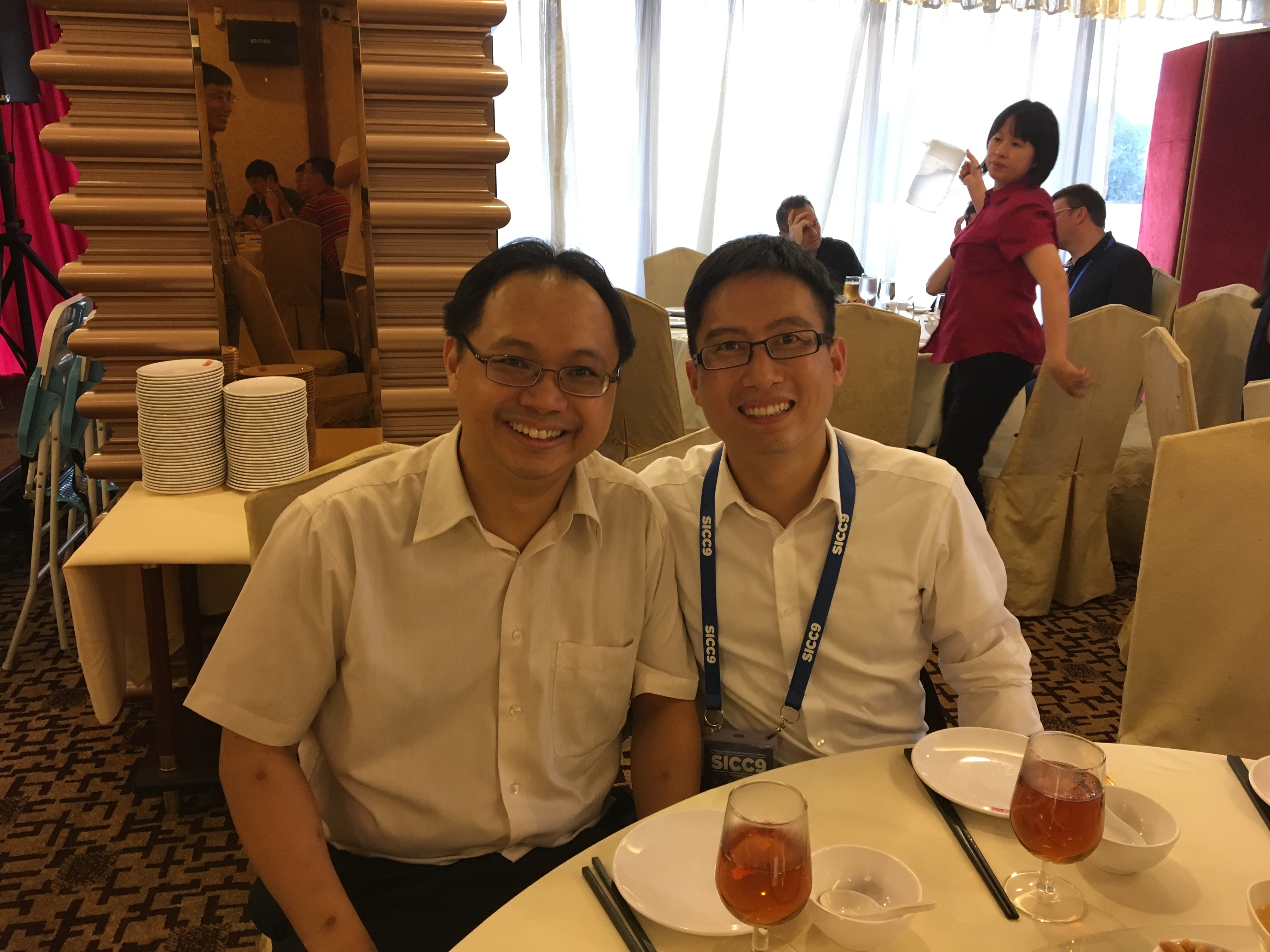 With Prof TC SUM（岑子健） from NTU